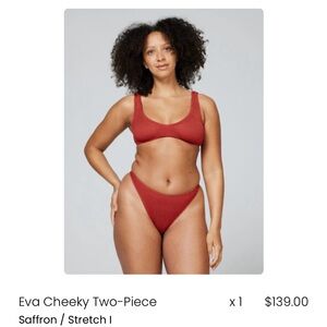 Youswim Eva Cheeky Two-Piece Bikini Saffron